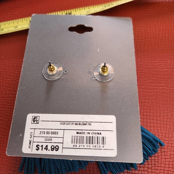 NEW BaubleBar for Target SUGARFIX Collaboration Statement Tassel Earrings - Picture 3 of 5